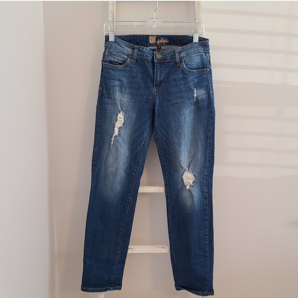 Kut from the Kloth size 4 distressed slim fit jean - Picture 1 of 8